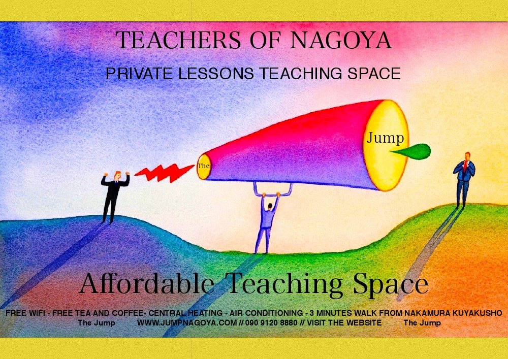 Nagoya English Language Centre, English Conversation, Childrends English, Hire Space Nagoya